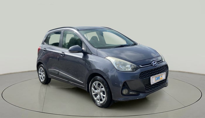 2017 Hyundai Grand i10 SPORTZ (O) 1.2 KAPPA VTVT, Petrol, Manual, 59,095 km, Right Front Diagonal