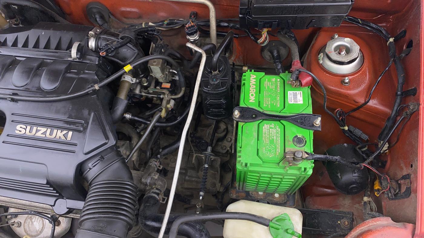 2014 Maruti Alto K10 VXI, Petrol, Manual, 52,728 km, Engine View - Left