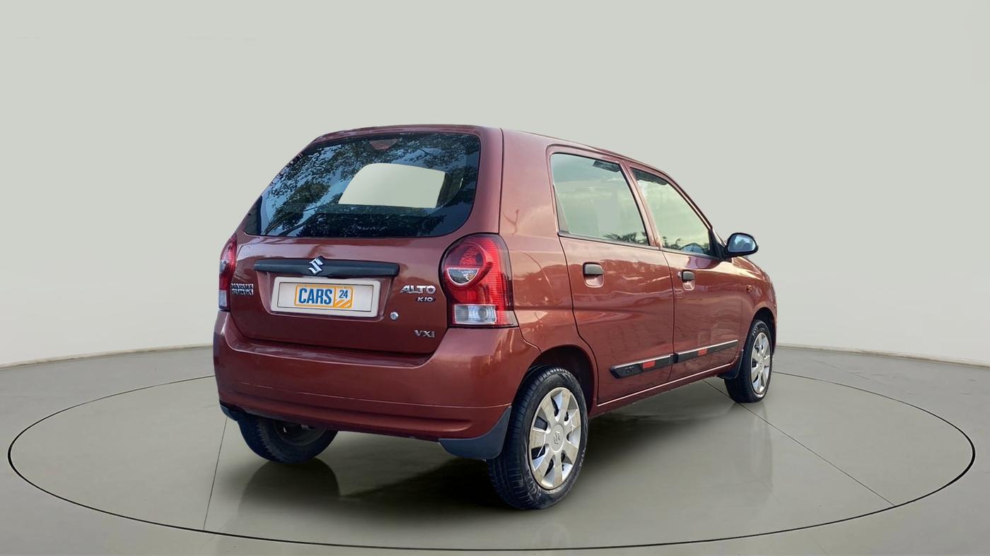 2013 Maruti Alto K10 VXI, Petrol, Manual, 42,859 km, Right Back Diagonal