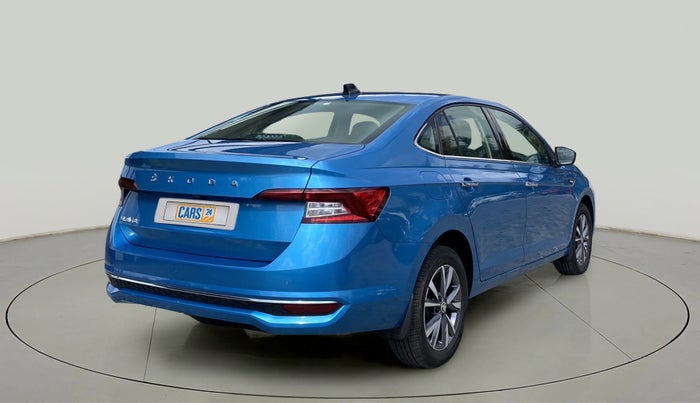 2022 Skoda SLAVIA STYLE 1.5L TSI DSG, Petrol, Automatic, 3,789 km, Right Back Diagonal
