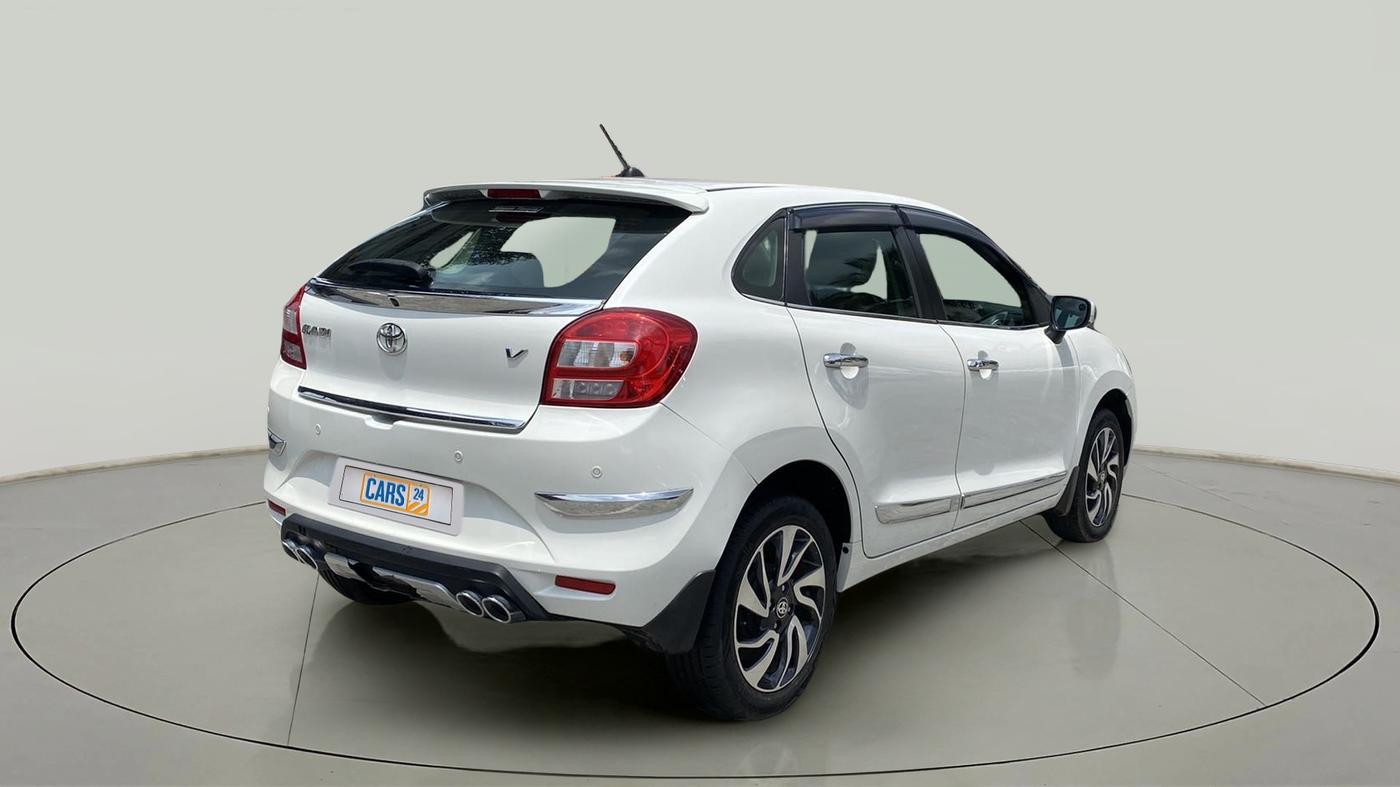 2019 Toyota Glanza V, Petrol, Manual, 16,386 km, Right Back Diagonal