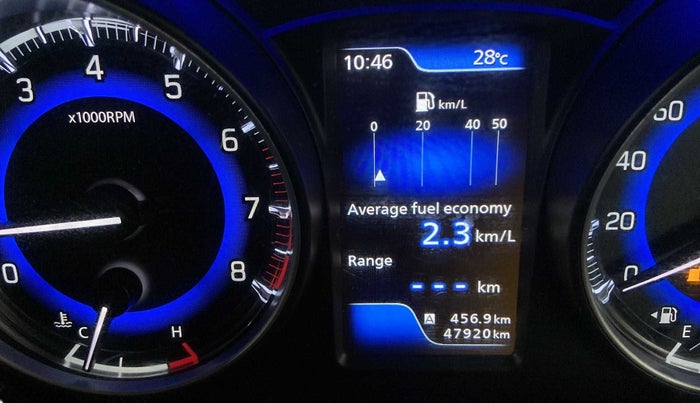 2020 Maruti Baleno ZETA PETROL 1.2, Petrol, Manual, 47,973 km, Odometer Image