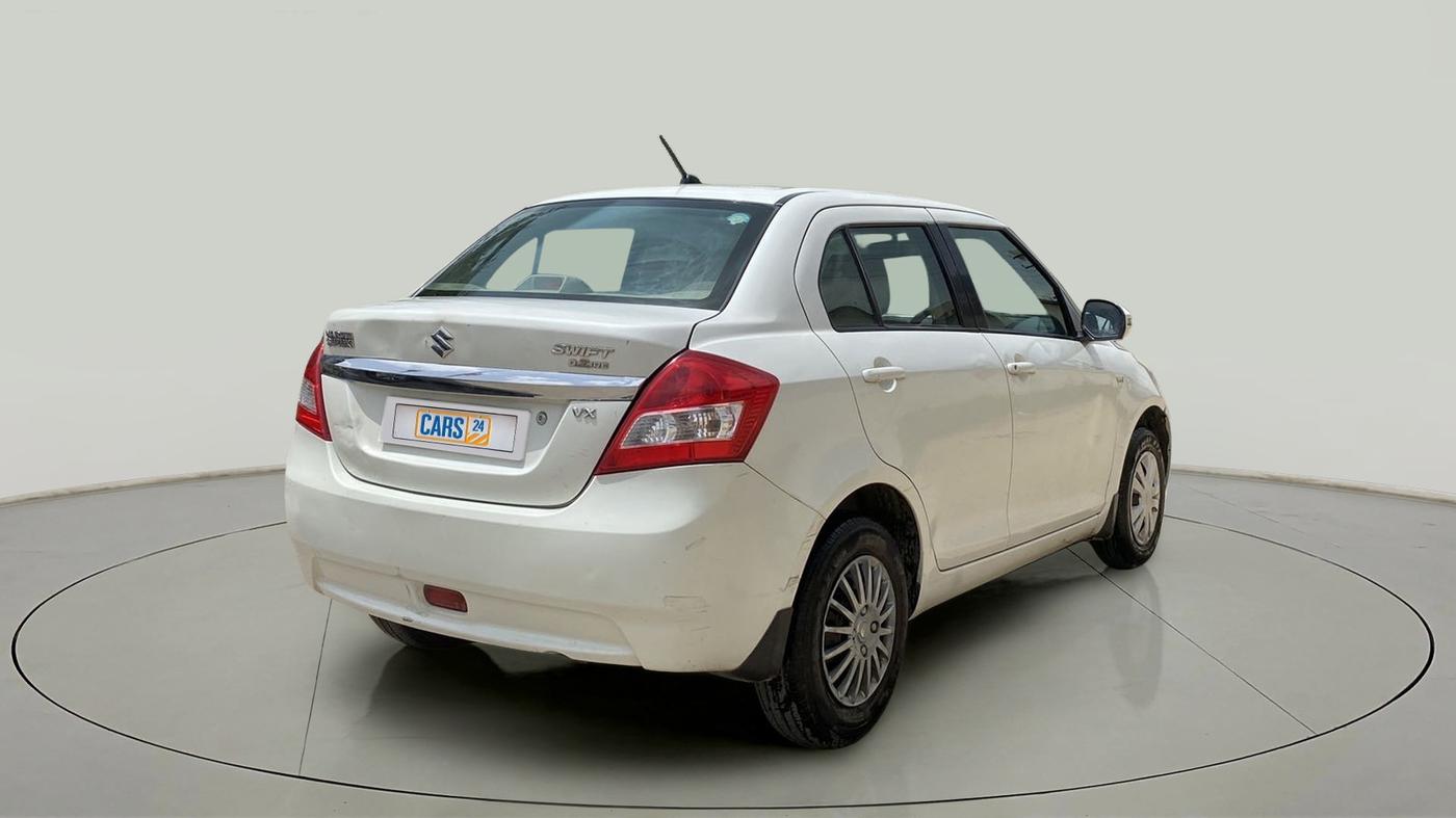 2012 Maruti Swift Dzire VXI, Petrol, Manual, 94,554 km, Right Back Diagonal