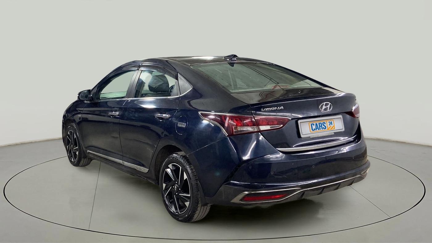 2020 Hyundai Verna SX (O) 1.5 VTVT IVT, Petrol, Automatic, 24,376 km, Left Back Diagonal