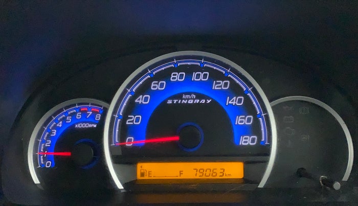 2015 Maruti Wagon R Stingray VXI, Petrol, Manual, 79,240 km, Odometer Image