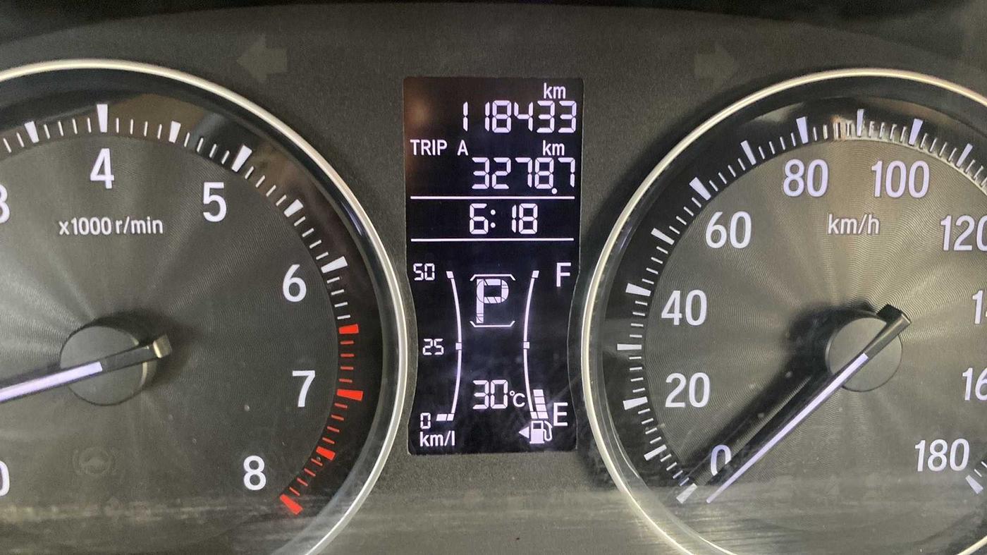 2019 Honda Amaze 1.2L I-VTEC V CVT, Petrol, Automatic, 1,18,439 km, Odometer Image