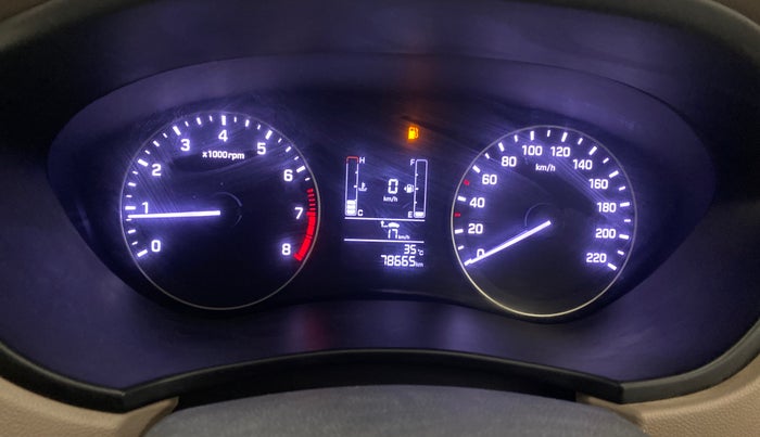 2017 Hyundai Elite i20 MAGNA EXECUTIVE 1.2, Petrol, Manual, 78,662 km, Odometer Image