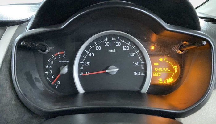 2017 Maruti Celerio VXI CNG, CNG, Manual, 54,712 km, Odometer Image