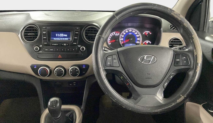 2018 Hyundai Grand i10 MAGNA 1.2 KAPPA VTVT, Petrol, Manual, 37,081 km, Steering Wheel Close Up