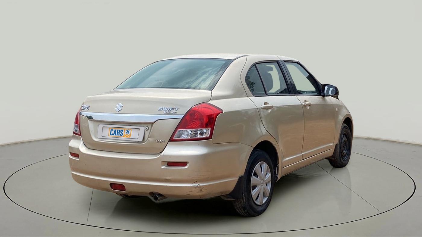 2010 Maruti Swift Dzire VXI, Petrol, Manual, 39,579 km, Right Back Diagonal