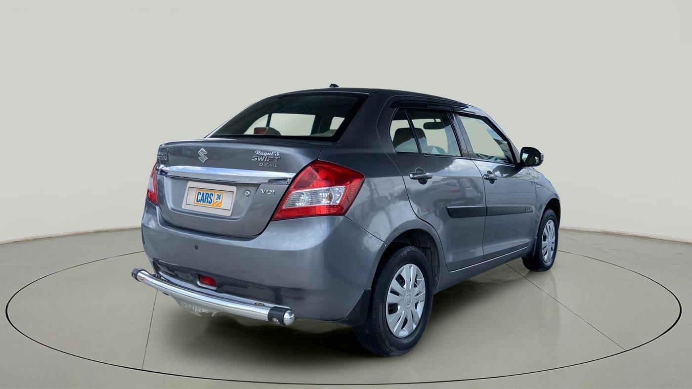 2013 Maruti Swift Dzire VDI, Diesel, Manual, 1,23,033 km, Right Back Diagonal