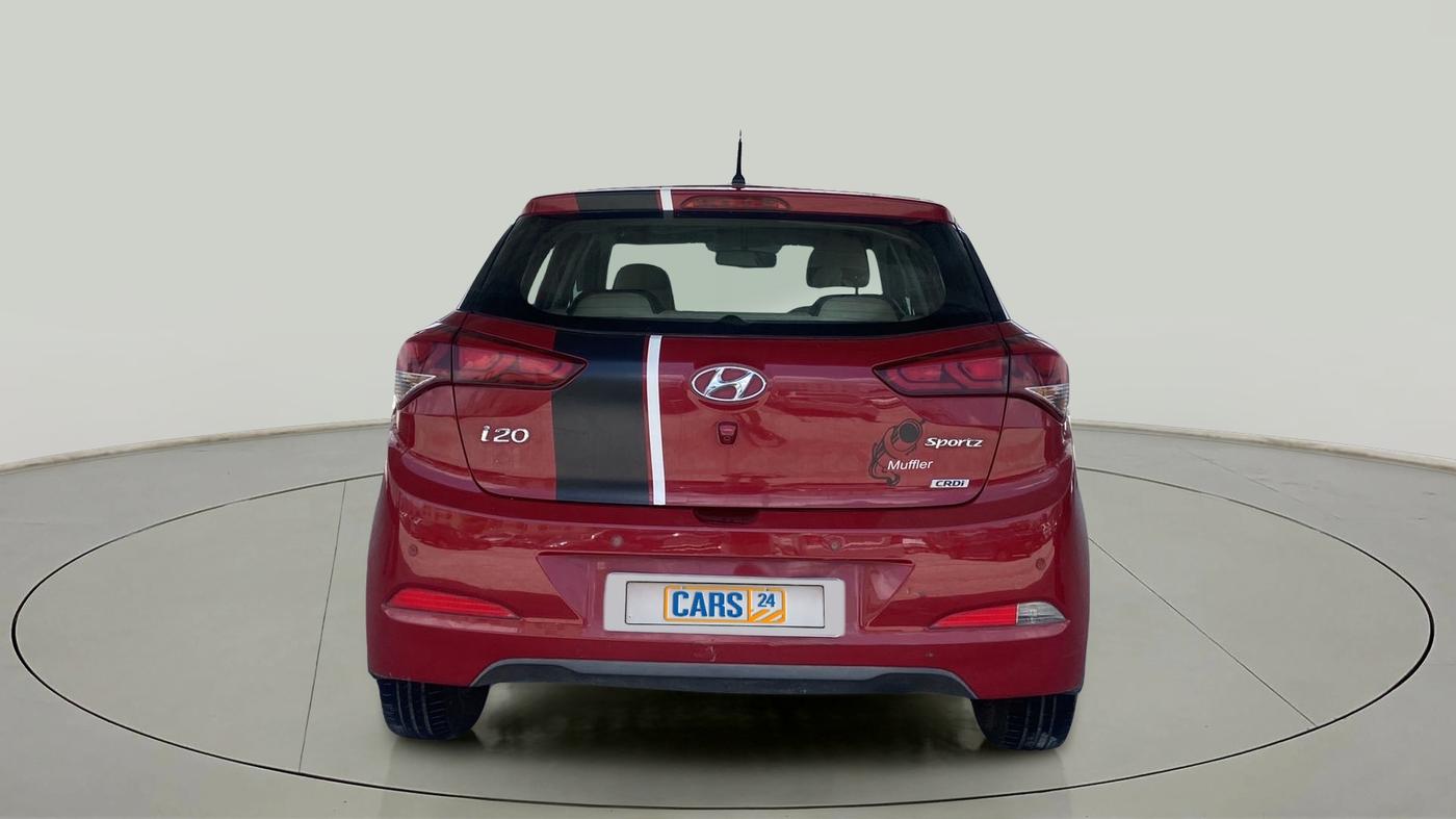 2017 Hyundai Elite i20 SPORTZ 1.4 CRDI, Diesel, Manual, 87,032 km, Back/Rear
