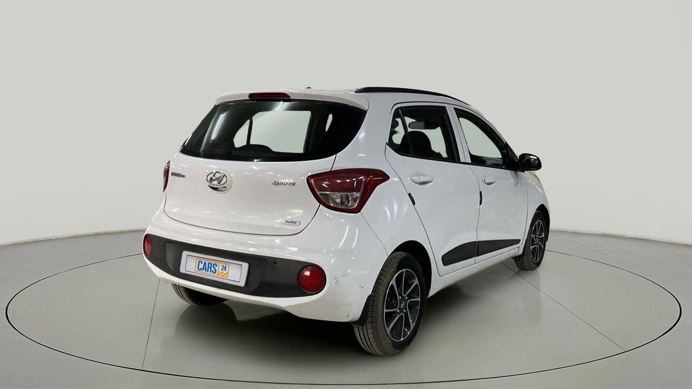 2017 Hyundai Grand i10 SPORTZ (O) AT 1.2 KAPPA VTVT, Petrol, Automatic, 69,705 km, Right Back Diagonal
