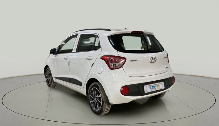 2017 Hyundai Grand i10 SPORTZ (O) AT 1.2 KAPPA VTVT, Petrol, Automatic, 69,705 km, Left Back Diagonal