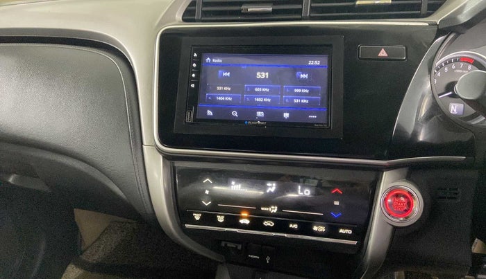 2017 Honda City 1.5L I-VTEC ZX CVT, Petrol, Automatic, 63,195 km, Infotainment system - GPS not functional