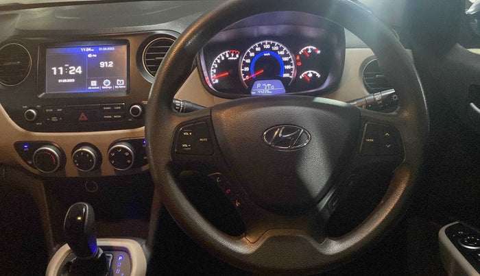 2018 Hyundai Grand i10 SPORTZ AT 1.2 KAPPA VTVT, Petrol, Automatic, 44,155 km, Steering Wheel Close Up