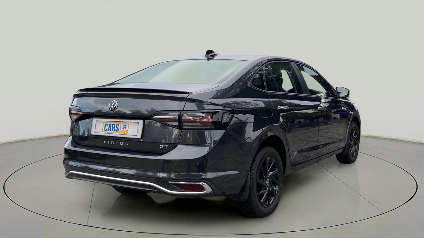 2022 Volkswagen VIRTUS HIGHLINE TSI 1.0 AT, Petrol, Automatic, 6,664 km, Right Back Diagonal