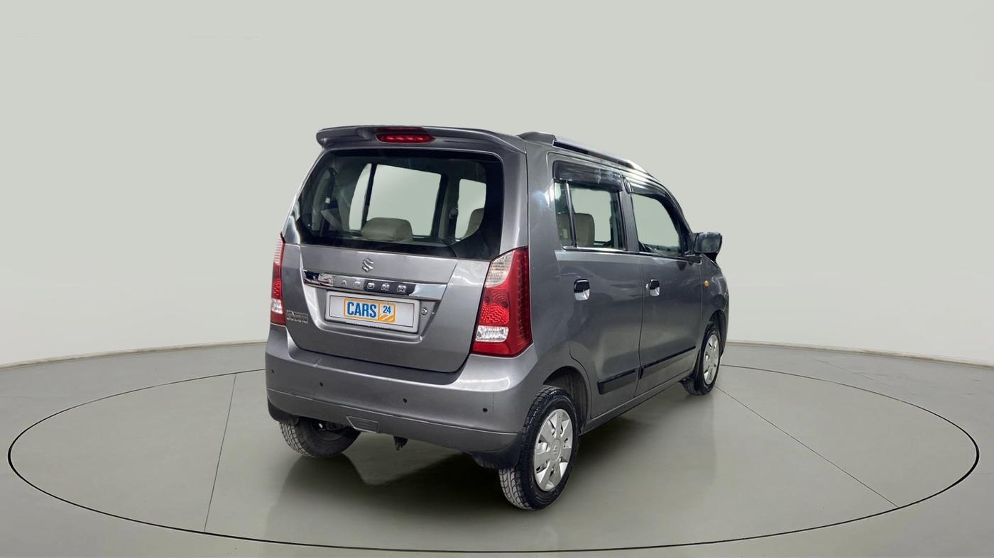 2018 Maruti Wagon R 1.0 LXI, Petrol, Manual, 19,765 km, Right Back Diagonal