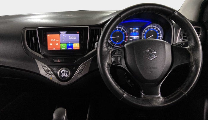 2019 Maruti Baleno ZETA CVT PETROL 1.2, Petrol, Automatic, 64,013 km, Steering Wheel Close Up