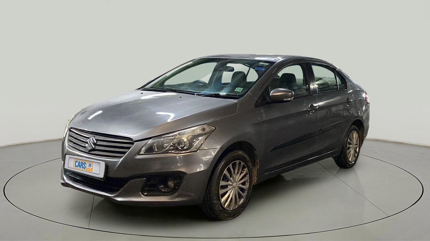 2014 Maruti Ciaz VXI, CNG, Manual, 87,754 km, Left Front Diagonal