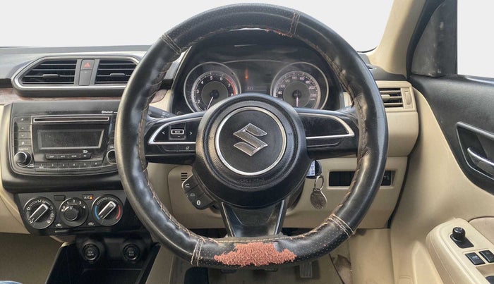 2018 Maruti Dzire VXI, Petrol, Manual, 24,046 km, Steering Wheel Close Up