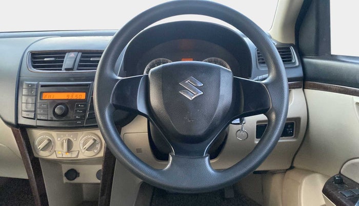 2014 Maruti Swift Dzire VXI, Petrol, Manual, 84,318 km, Steering Wheel Close Up
