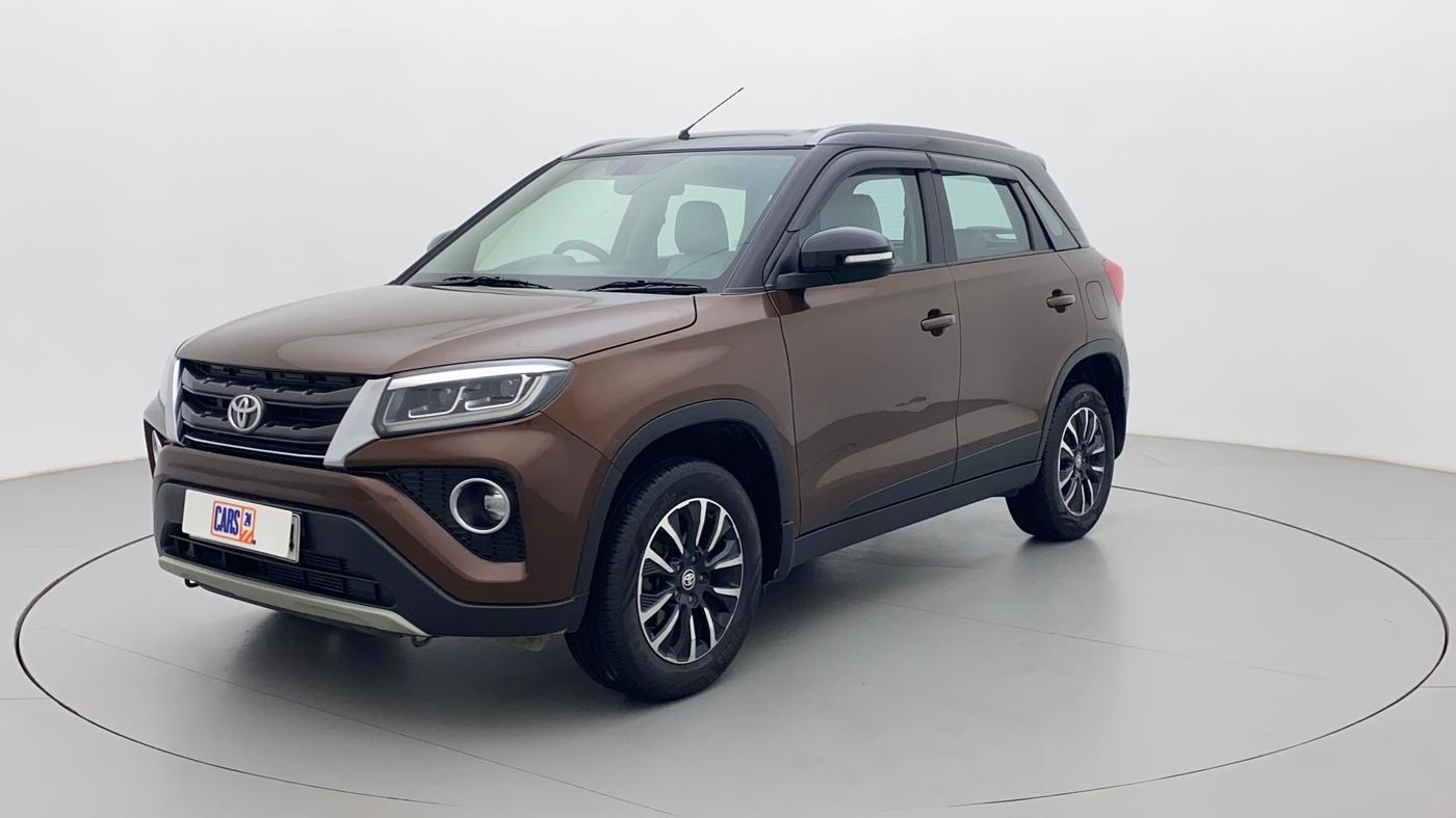 2021 Toyota URBAN CRUISER PREMIUM GRADE AT DUAL TONE, Petrol, Automatic, 25,448 km, Left Front Diagonal