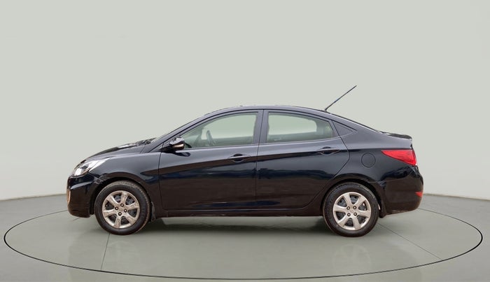 2012 Hyundai Verna FLUIDIC 1.6 CRDI EX, Diesel, Manual, 77,408 km, Left Side
