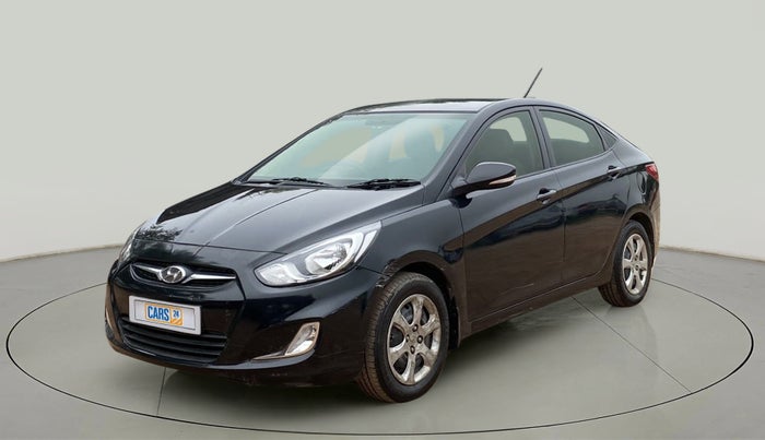 2012 Hyundai Verna FLUIDIC 1.6 CRDI EX, Diesel, Manual, 77,408 km, Left Front Diagonal