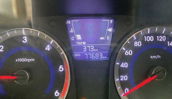 2012 Hyundai Verna FLUIDIC 1.6 CRDI EX, Diesel, Manual, 77,408 km, Odometer Image