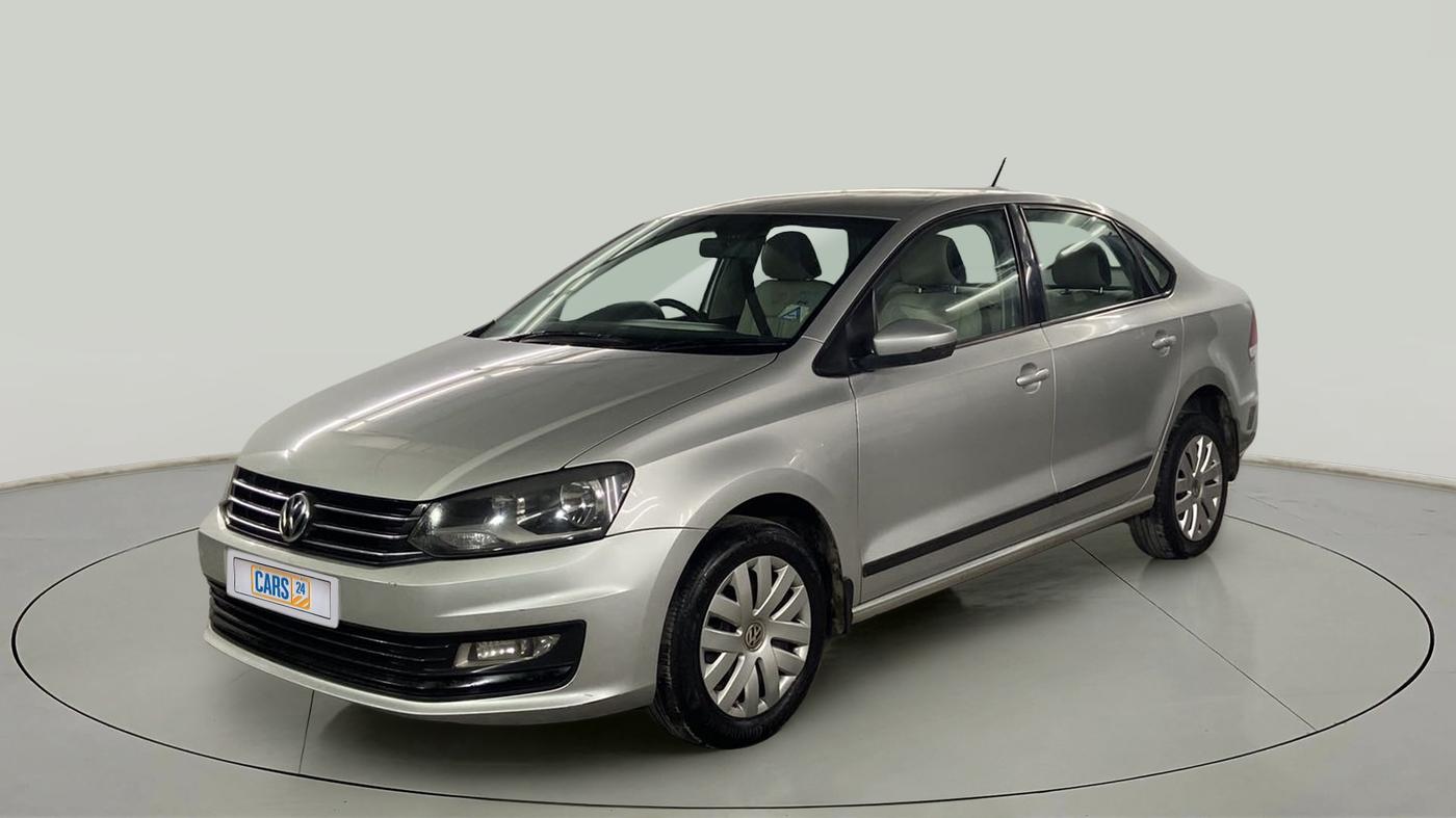 2016 Volkswagen Vento COMFORTLINE 1.2 TSI AT, Petrol, Automatic, 51,251 km, Left Front Diagonal