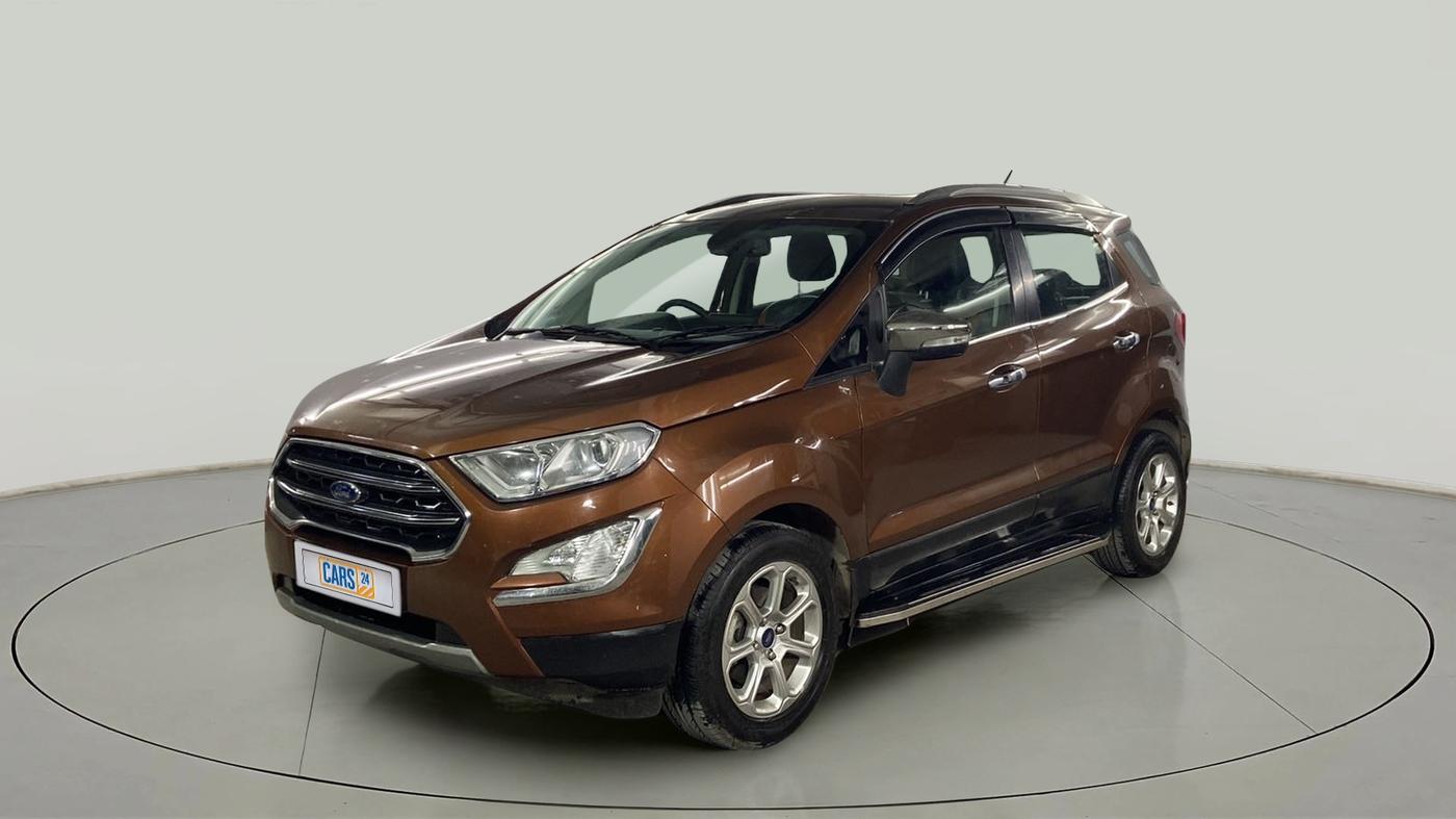 2019 Ford Ecosport TITANIUM + 1.5L PETROL AT, Petrol, Automatic, 8,590 km, Left Front Diagonal