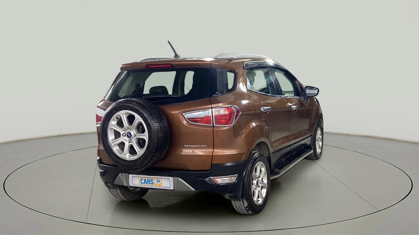 2019 Ford Ecosport TITANIUM + 1.5L PETROL AT, Petrol, Automatic, 8,590 km, Right Back Diagonal