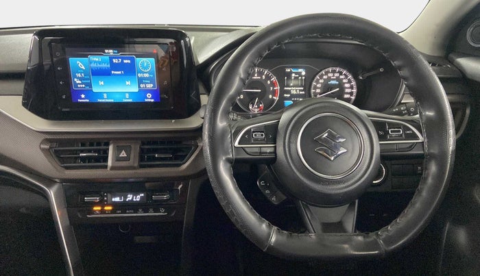 2022 Maruti BREZZA ZXI + SMART HYBRID, Petrol, Manual, 26,591 km, Steering Wheel Close Up
