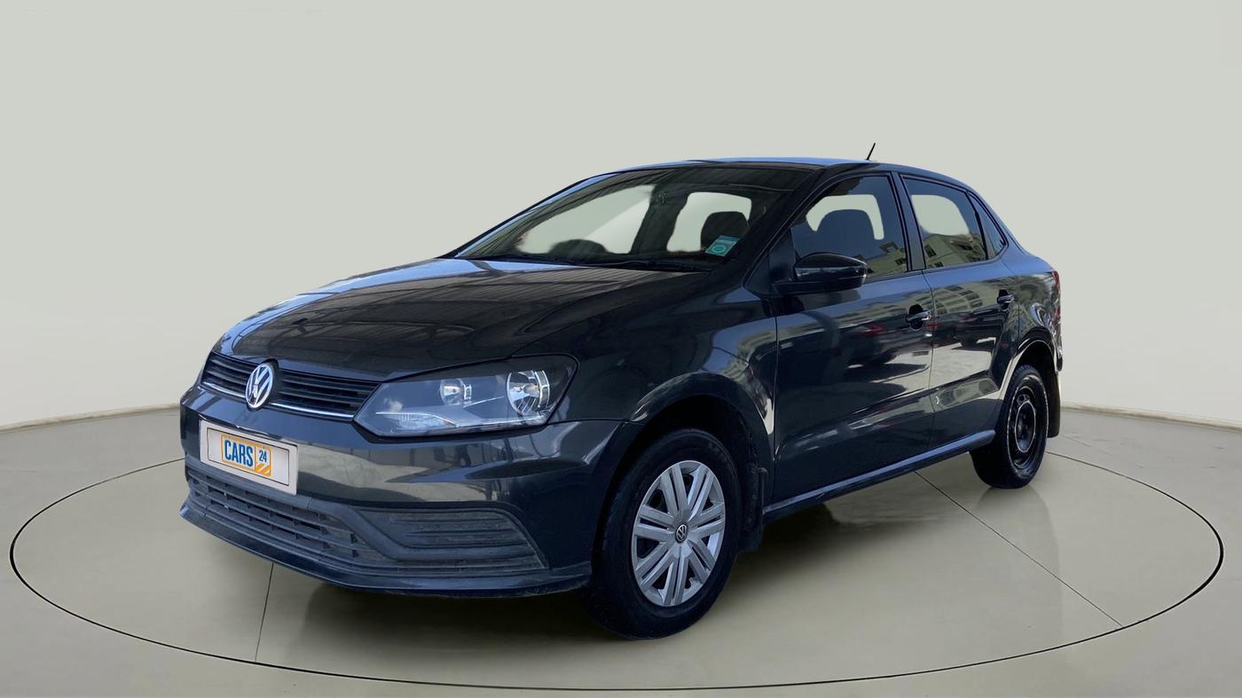 2019 Volkswagen Ameo TRENDLINE 1.5L, Diesel, Manual, 1,06,043 km, Left Front Diagonal