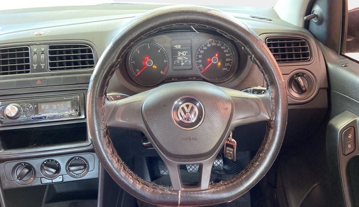 2019 Volkswagen Ameo TRENDLINE 1.5L, Diesel, Manual, 1,06,043 km, Steering Wheel Close Up