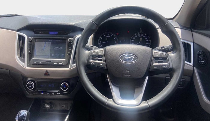 2019 Hyundai Creta SX AT 1.6 PETROL, Petrol, Automatic, 43,125 km, Steering Wheel Close Up