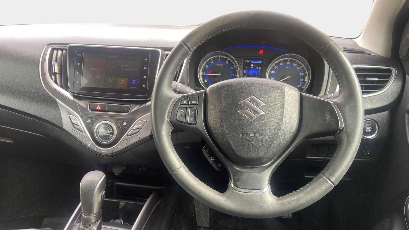 2020 Maruti Baleno ALPHA CVT PETROL 1.2, Petrol, Automatic, 9,724 km, Steering Wheel Close Up