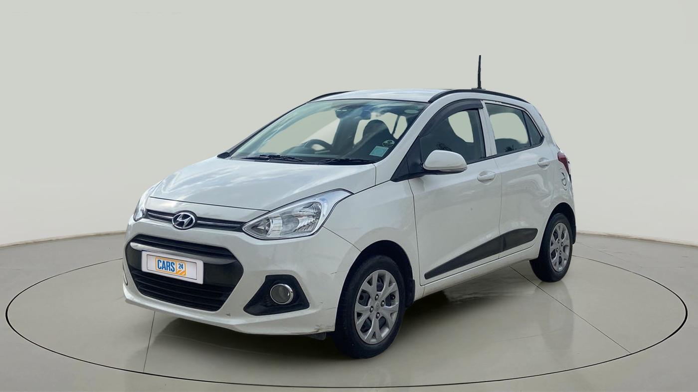 2016 Hyundai Grand i10 SPORTZ 1.2 KAPPA VTVT, Petrol, Manual, 25,960 km, Left Front Diagonal
