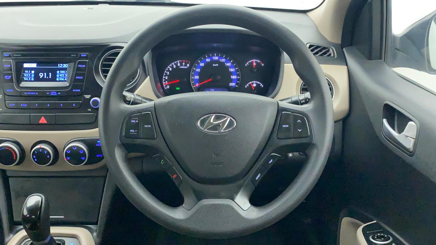 2016 Hyundai Xcent S AT 1.2, Petrol, Automatic, 64,011 km, Steering Wheel Close Up