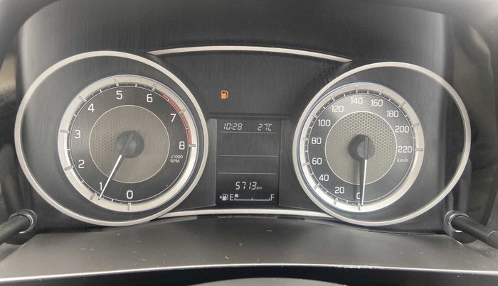 2022 Maruti Dzire ZXI, Petrol, Manual, 5,712 km, Odometer Image