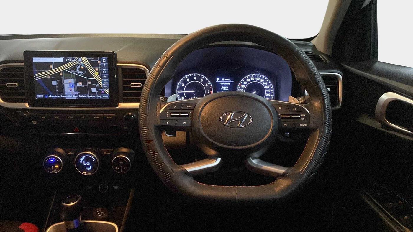 2021 Hyundai VENUE SX PLUS 1.0 TURBO DCT, Petrol, Automatic, 21,991 km, Steering Wheel Close Up