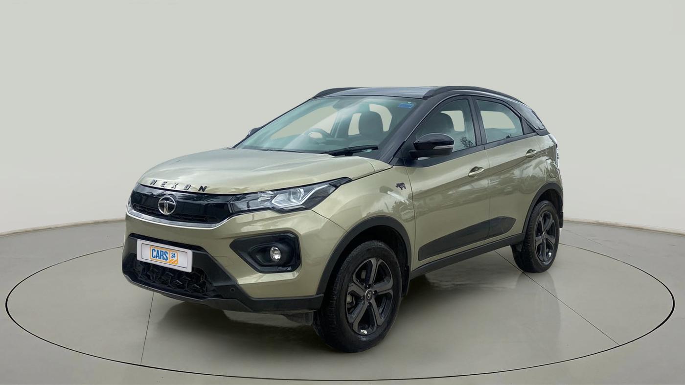 2022 Tata NEXON XZ PLUS PETROL KAZIRANGA, Petrol, Manual, 20,514 km, Left Front Diagonal