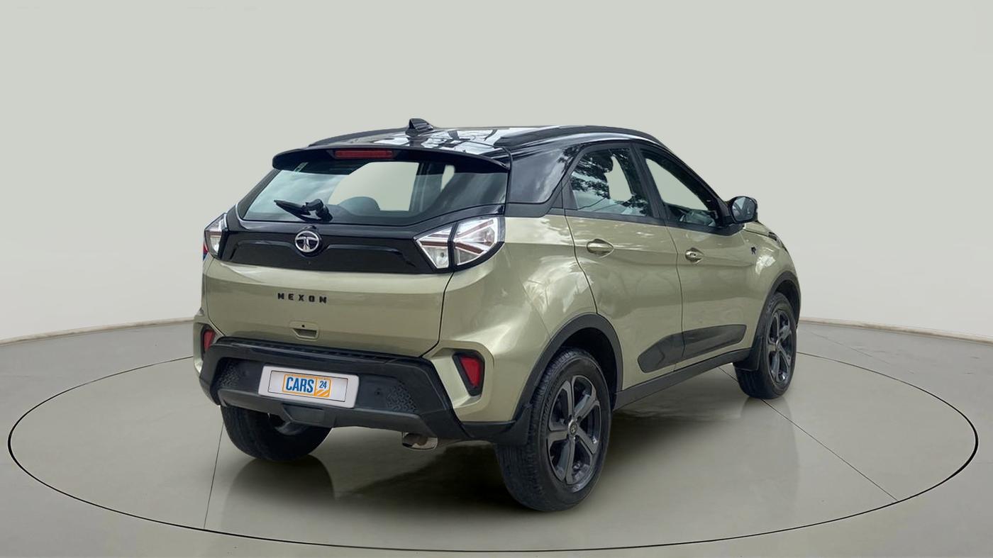 2022 Tata NEXON XZ PLUS PETROL KAZIRANGA, Petrol, Manual, 20,514 km, Right Back Diagonal