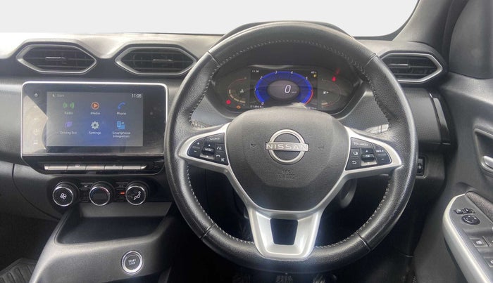 2022 Nissan MAGNITE XV PREMIUM, Petrol, Manual, 18,809 km, Steering Wheel Close Up