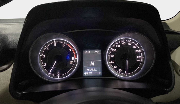 2018 Maruti Dzire ZXI AMT, Petrol, Automatic, 43,239 km, Odometer Image