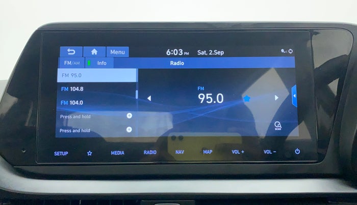 2021 Hyundai NEW I20 ASTA 1.2 AT, Petrol, Automatic, 7,447 km, Infotainment System