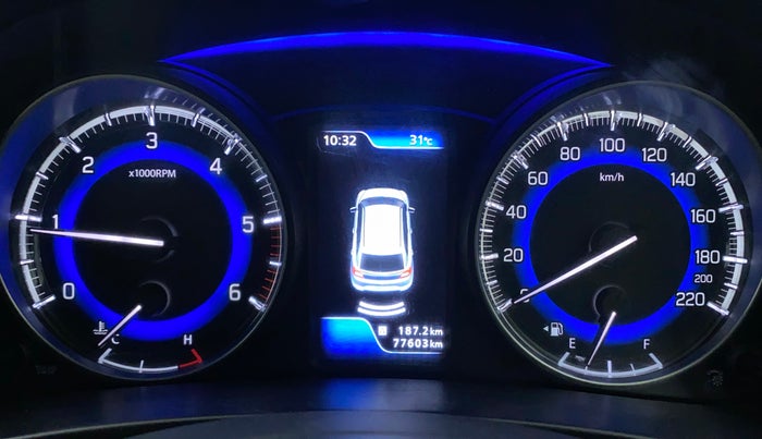 2016 Maruti Baleno ALPHA DIESEL 1.3, Diesel, Manual, 77,996 km, Odometer Image