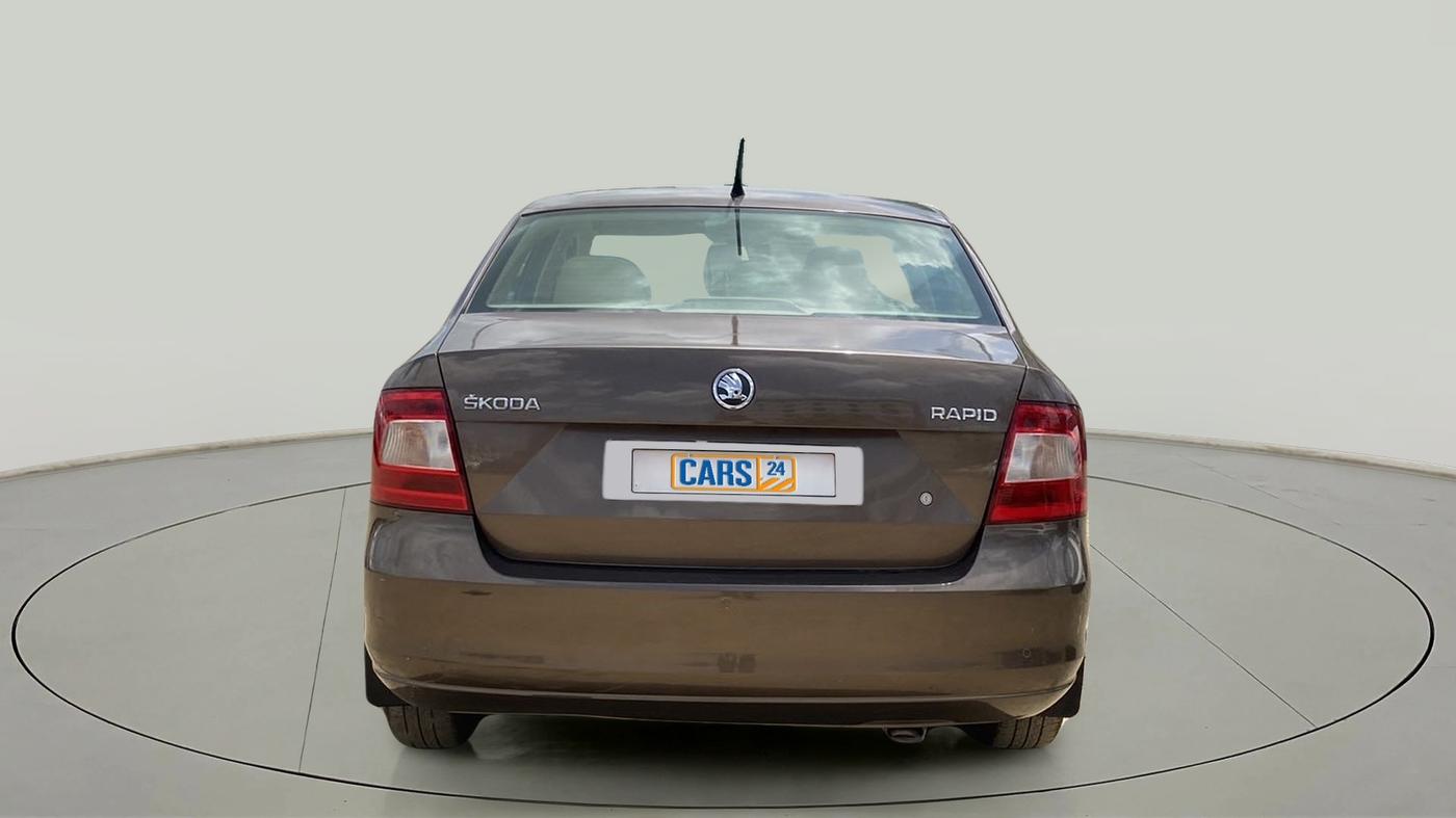2015 Skoda Rapid 1.5 TDI CR STYLE PLUS AT, Diesel, Automatic, 85,805 km, Back/Rear