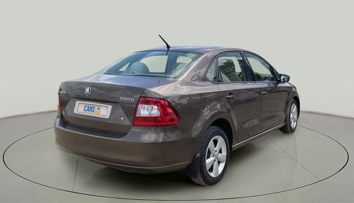 2015 Skoda Rapid 1.5 TDI CR STYLE PLUS AT, Diesel, Automatic, 85,805 km, Right Back Diagonal